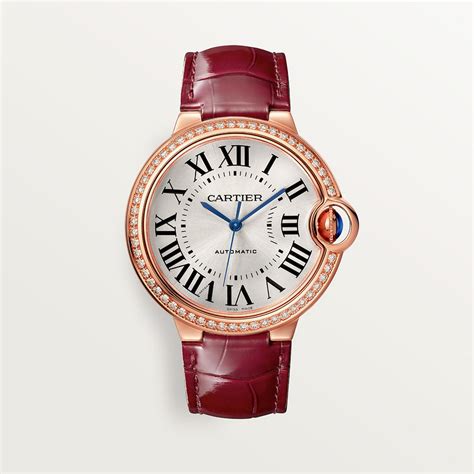 cartier ballon bleu replica rose gold|cartier ballon bleu diamond bezel.